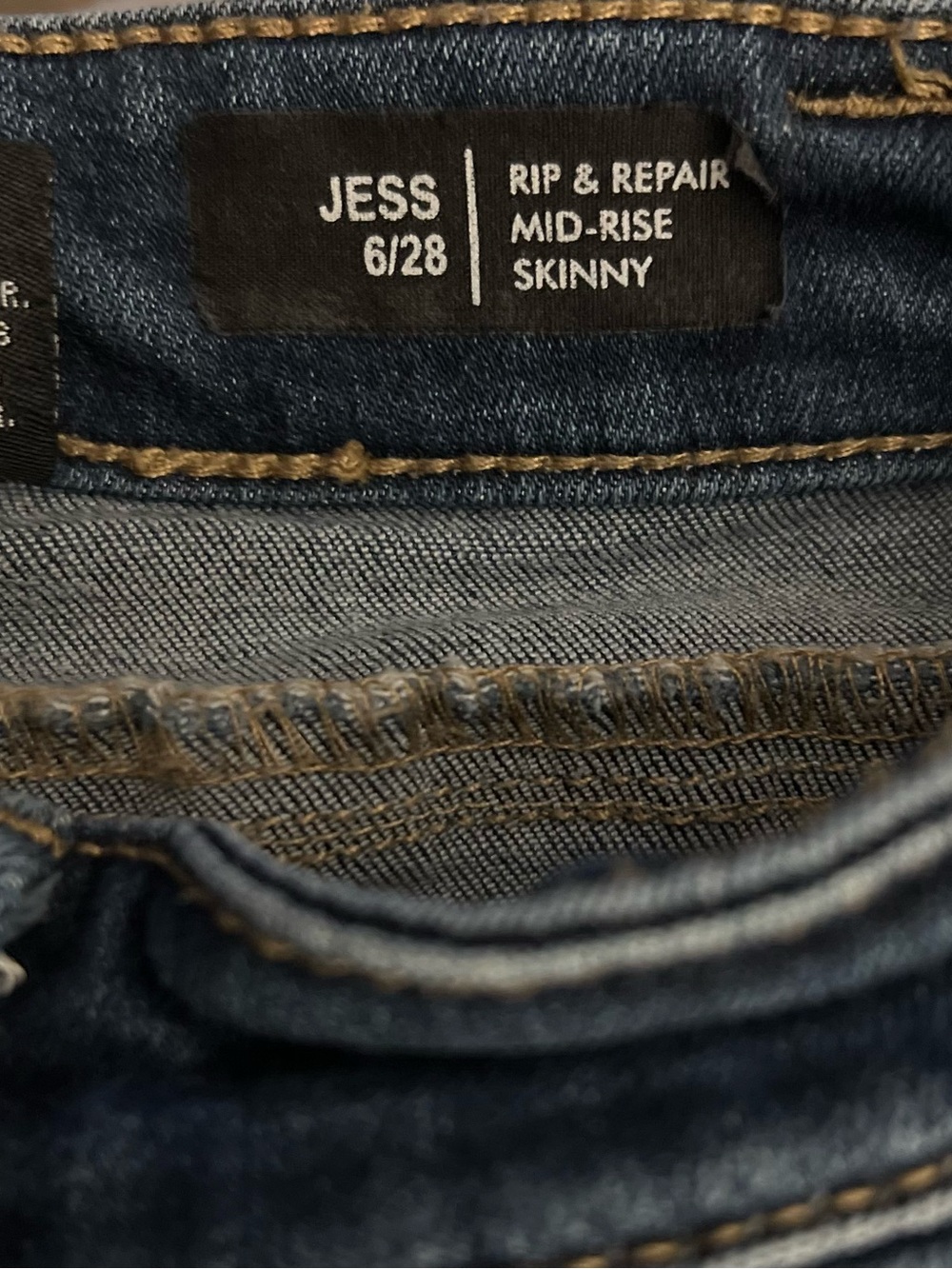 Buffalo David Bitton Mid-Rise Skinny Jeans - Dark Blue